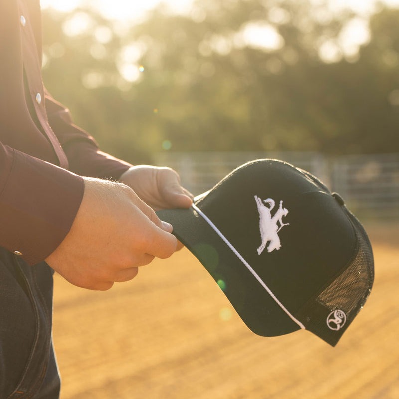 Straight Up Roughy Hat by Hooey in Black