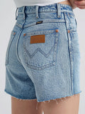 The High Rise Cowboy Cut Shorts by Wrangler