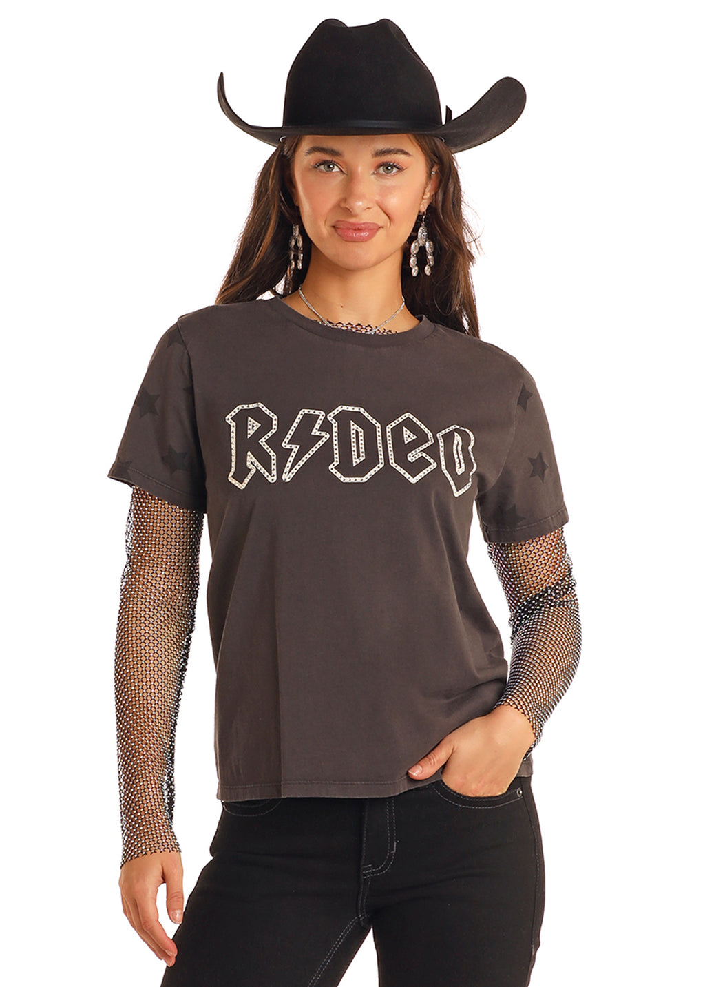 The Rhinestone Rodeo Tee by Rock & Roll Denim