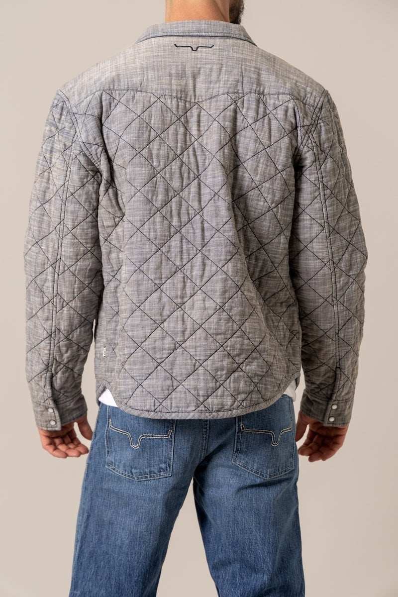 The Compton Men's Flannel Lined Quilted Jacket by Kimes Ranch