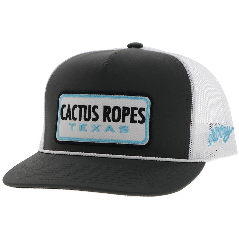 Cactus Ropes Charcoal/White Hat