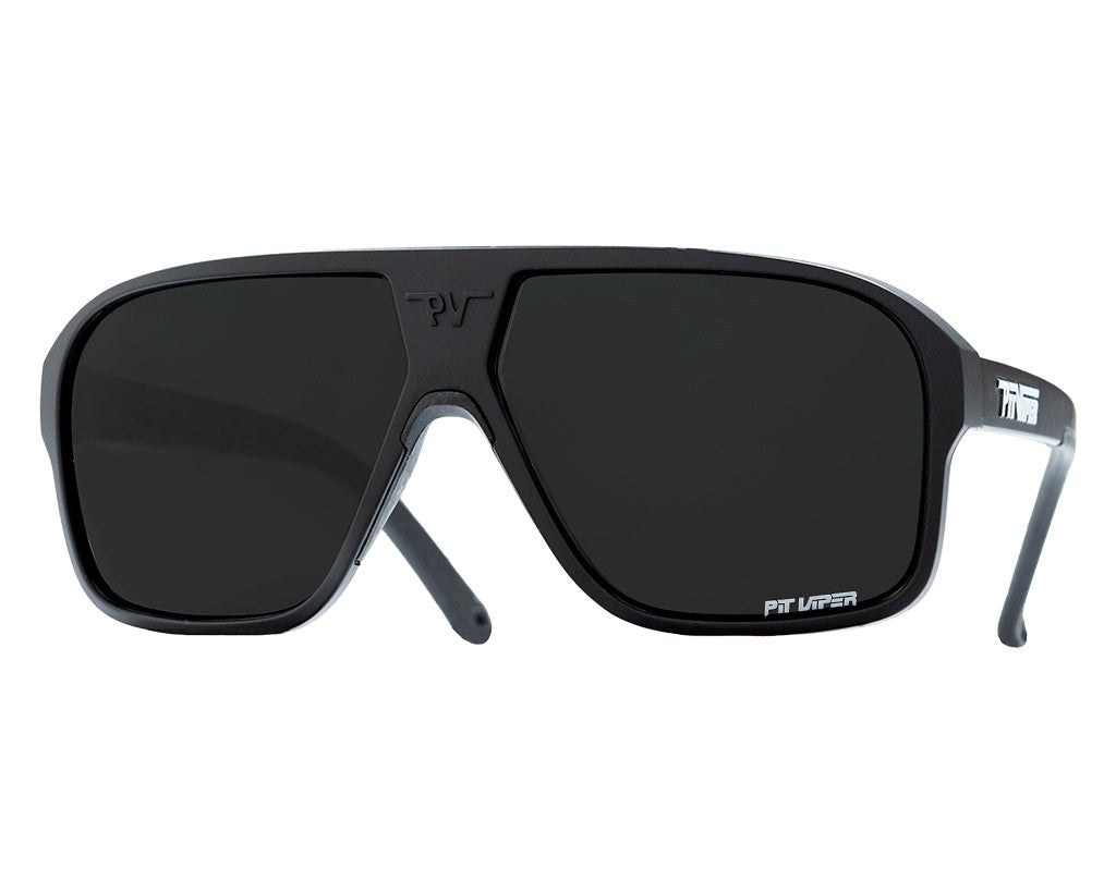 The Exec Flight Optics in Polarized Smoke Sunglasses by Pit Viper