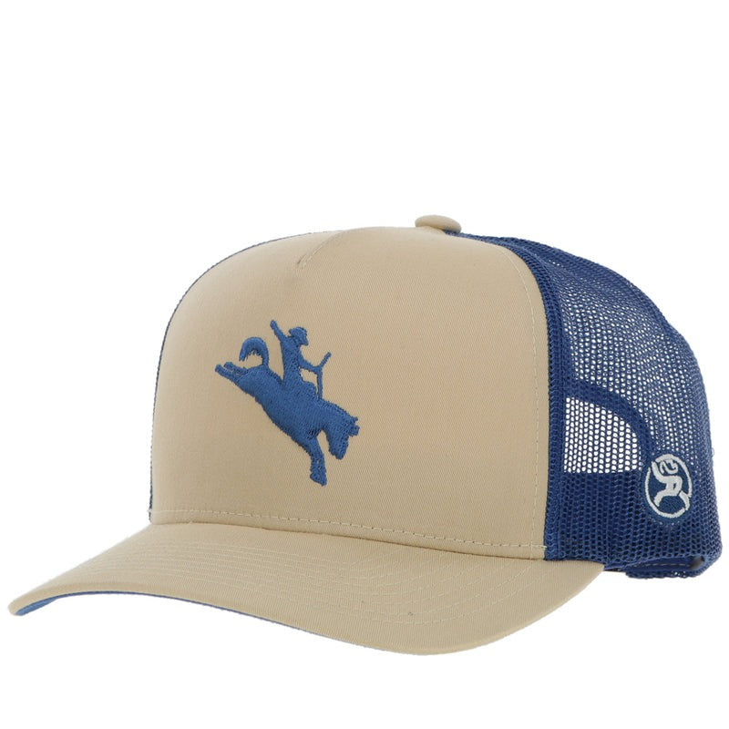 Straight Up Roughy Hat by Hooey in Tan/Blue