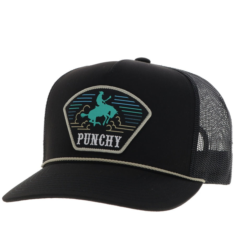 The Punchy Hat by Hooey Black/Black Mesh