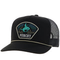 The Punchy Hat by Hooey Black/Black Mesh