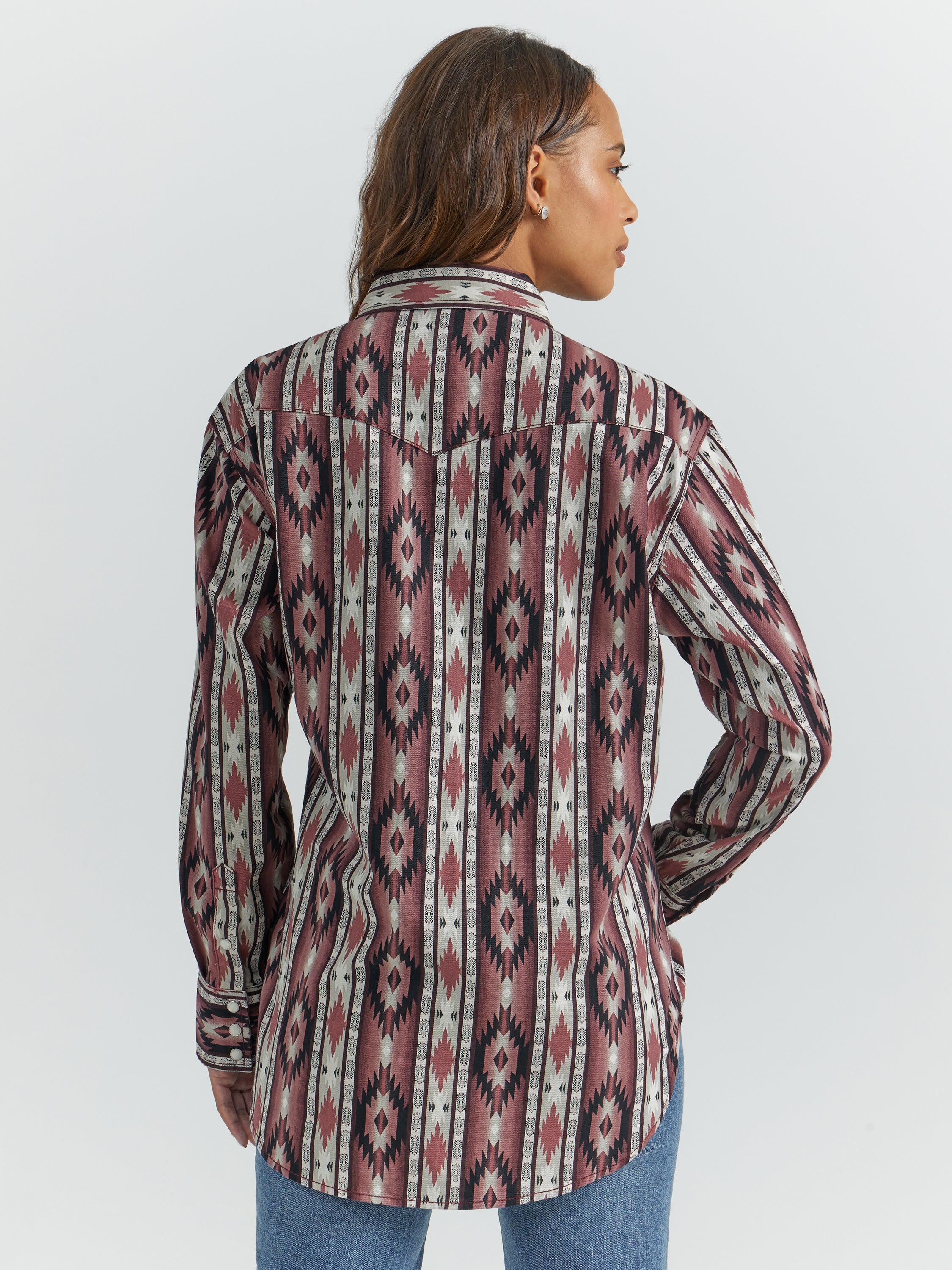The Callie Joe Aztec Snap Shirt by Wrangler