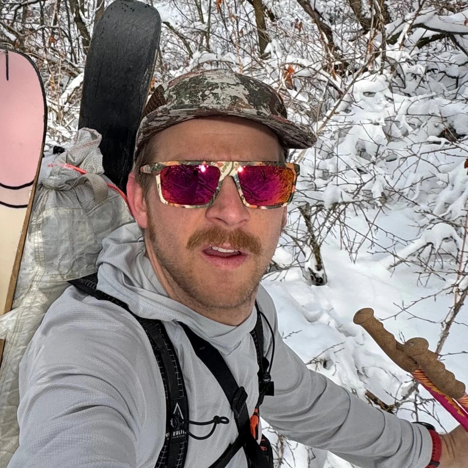 The Turboshaft ActualBush HDPV Polarized Red Sunglasses by Pit Viper