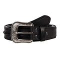 The Dallas Stockyards Men's Black Ariat Leather Belt