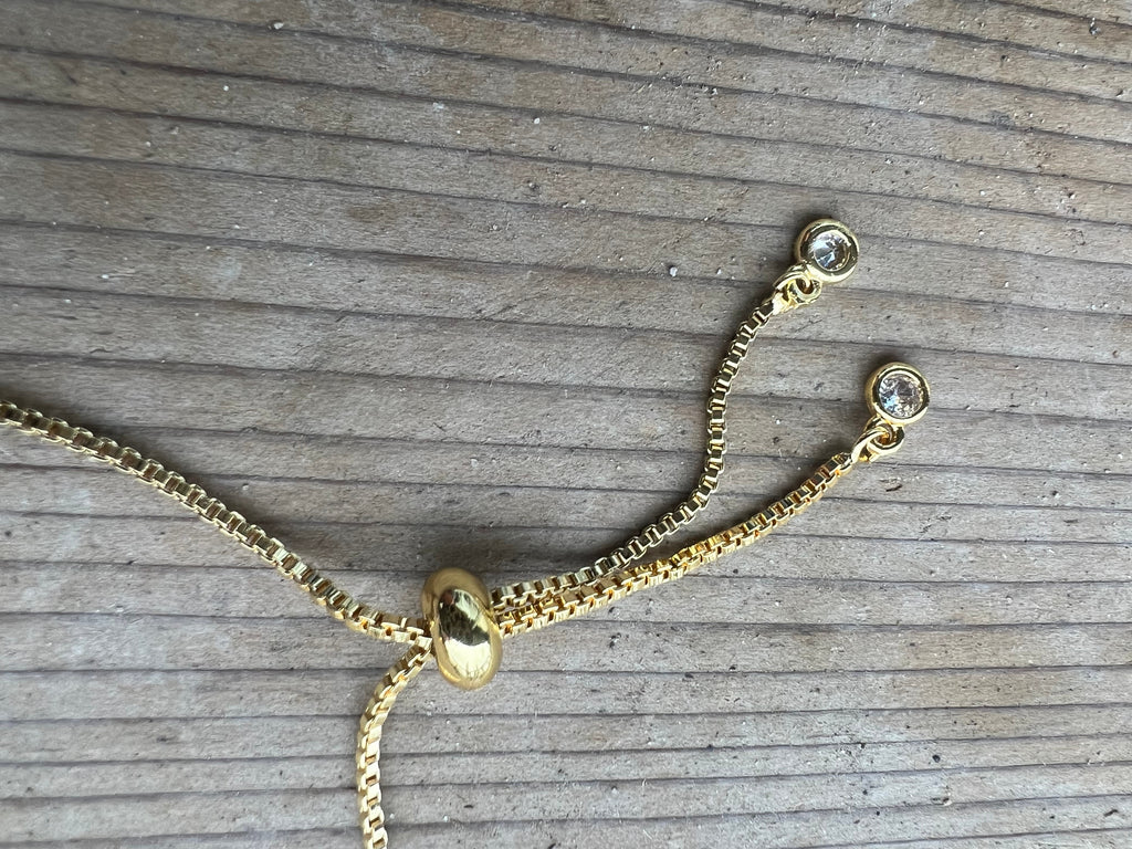 The Sparkly Bullet Adjustable Bracelet