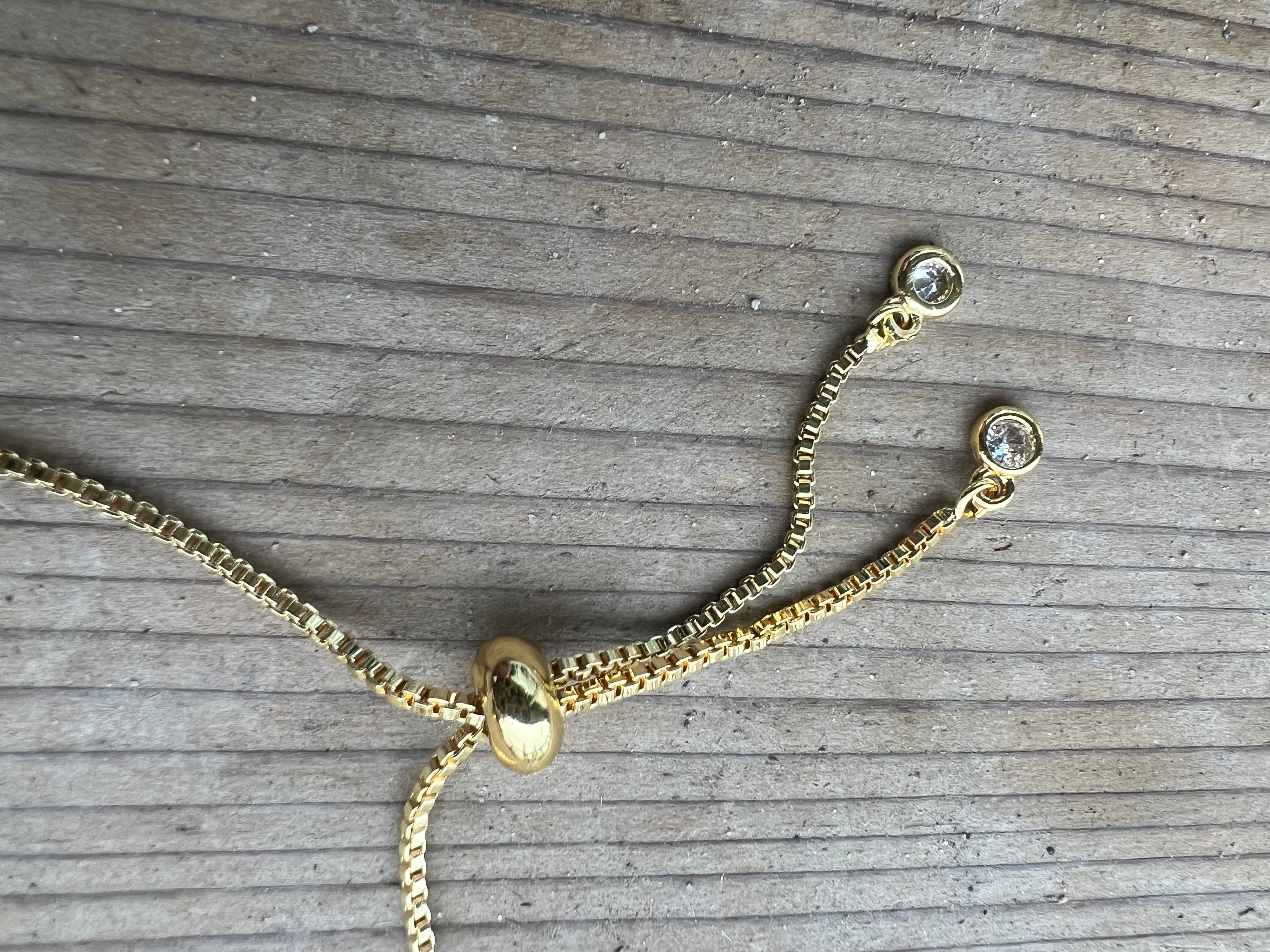 The Sparkly Bullet Adjustable Bracelet