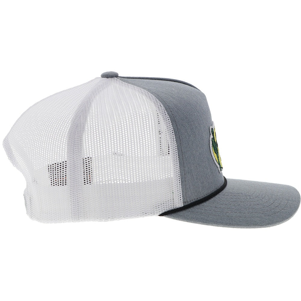The Cactus Ropes OH Hat by Hooey - Grey/Wht