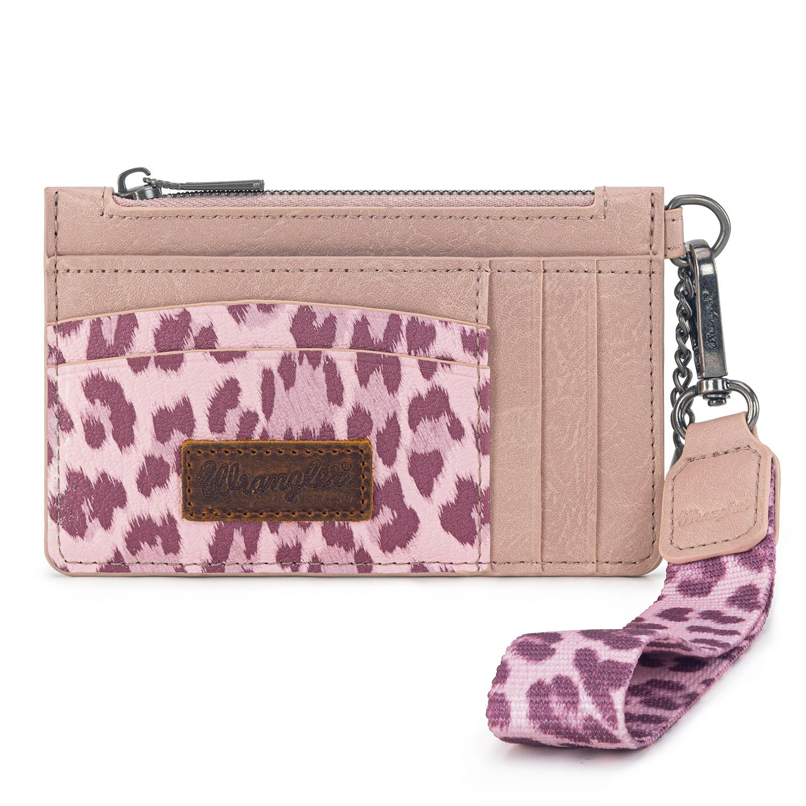The Cat's Meow Wristlet Card Wallet by Wrangler - Pink