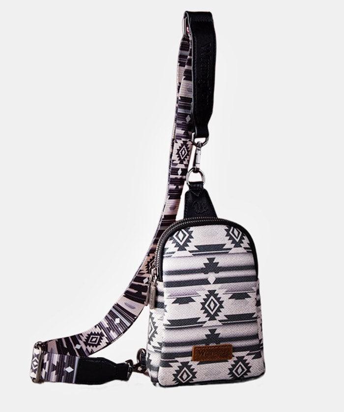 The Oreo Aztec Crossbody Sling Bag by Wrangler
