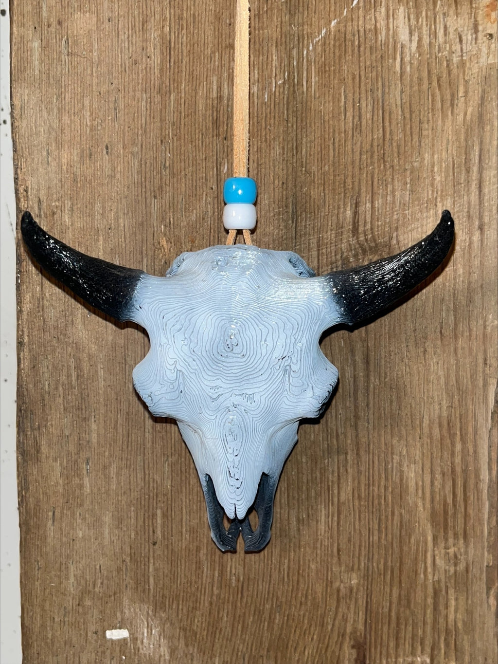 Steer Skull Car Dangle - Assorted Colours
