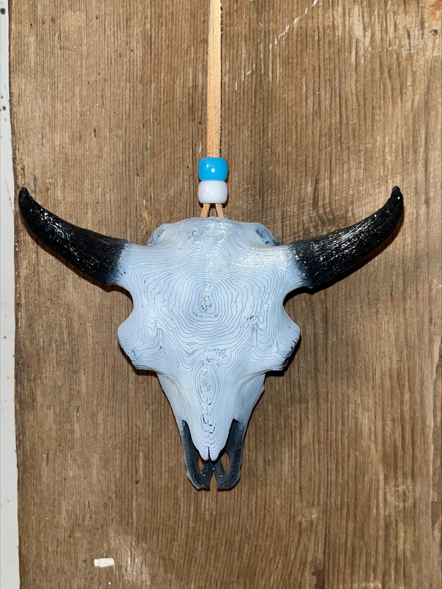 Steer Skull Car Dangle - Assorted Colours