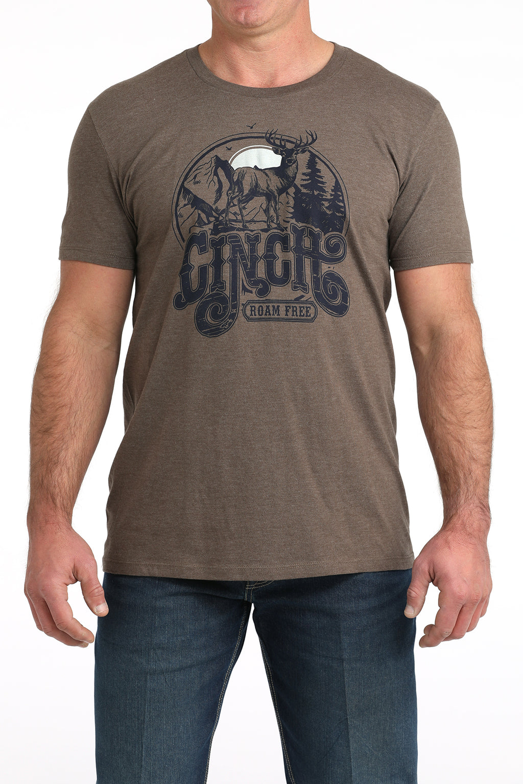 Roam Free Tee By Cinch in Brown