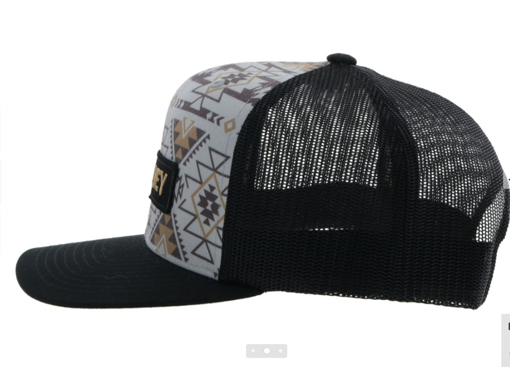 Lock Up Hat by Hooey Grey/Black YOUTH SIZE