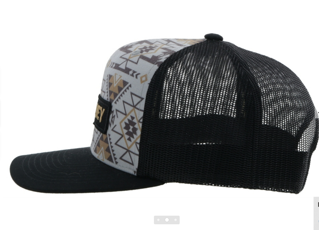 Lock Up Hat by Hooey Grey/Black YOUTH SIZE