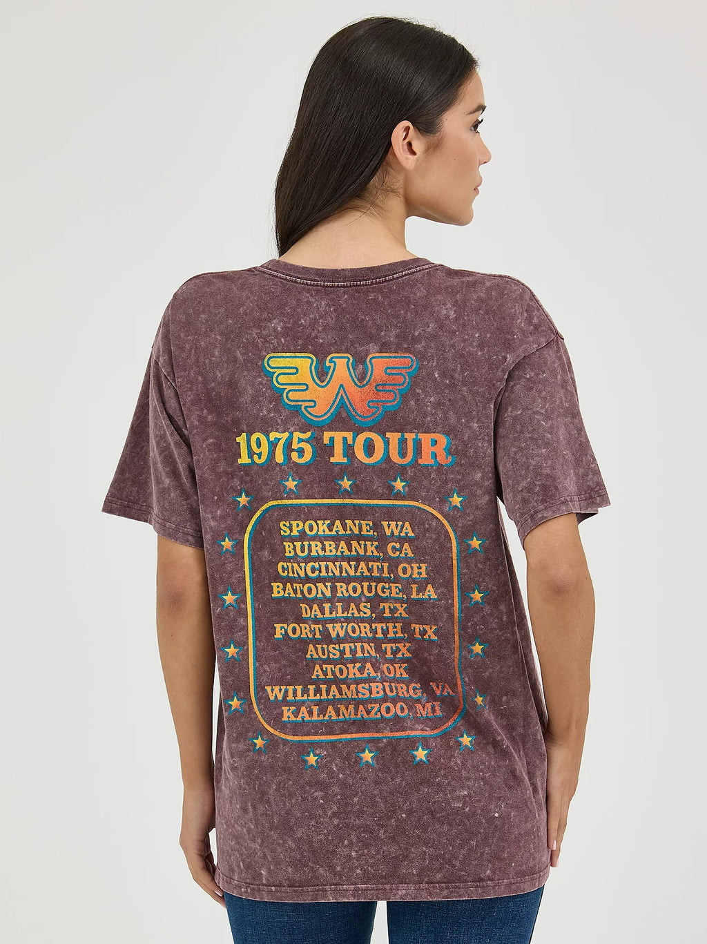Women's Waylon Jennings Oversized Tee by Wrangler
