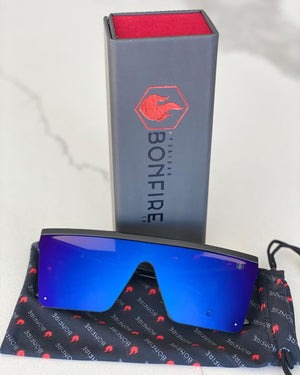 Kerosene Sunglasses in Surf Rider Blue By American Bonfire