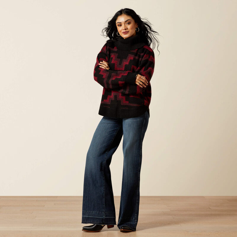 The Licorice Aztec Sweater by Ariat