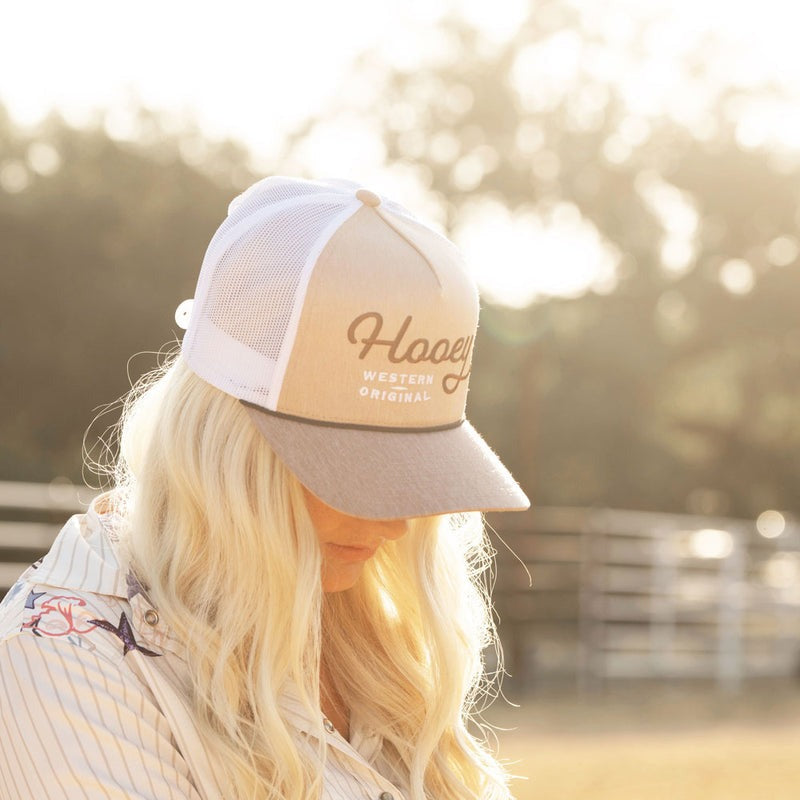 Hooey OG Hat Tan/White
