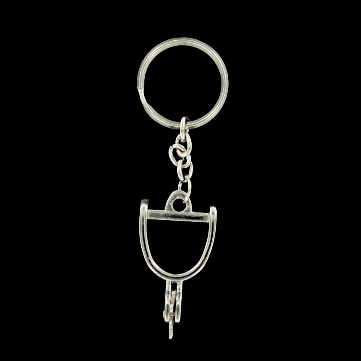 Chrome Spur Keychain