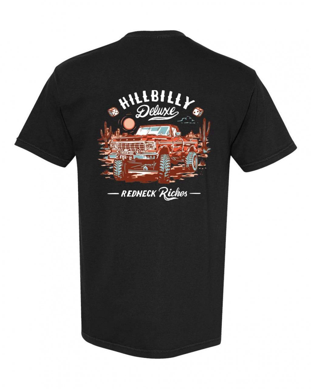 The Original Hillbilly Deluxe Tee - Dirty Oil Black