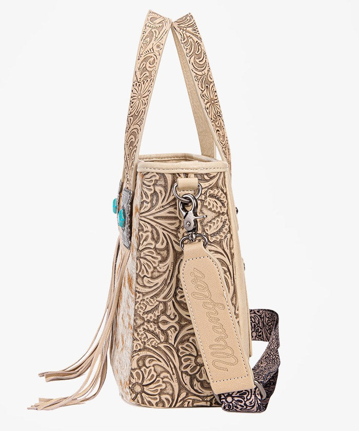 The High Brow Cat Wrangler Purse in Cremello