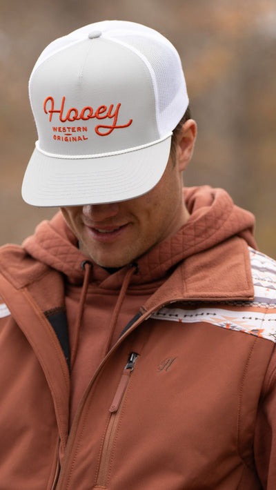 Hooey OG Hat Grey/White