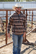 The Jaks Ridge Polar Fleece Snap Up Men's Sweater by Cinch