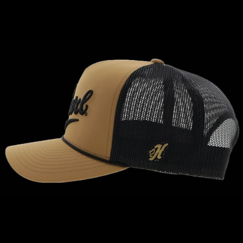 Pearl Hat by Hooey Tan/Black