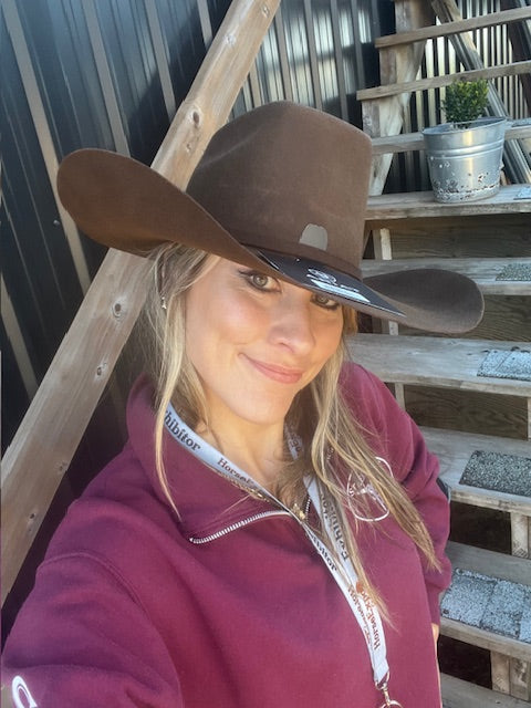 ARIAT Added Money 2X Chocolate Felt Cowboy Hat