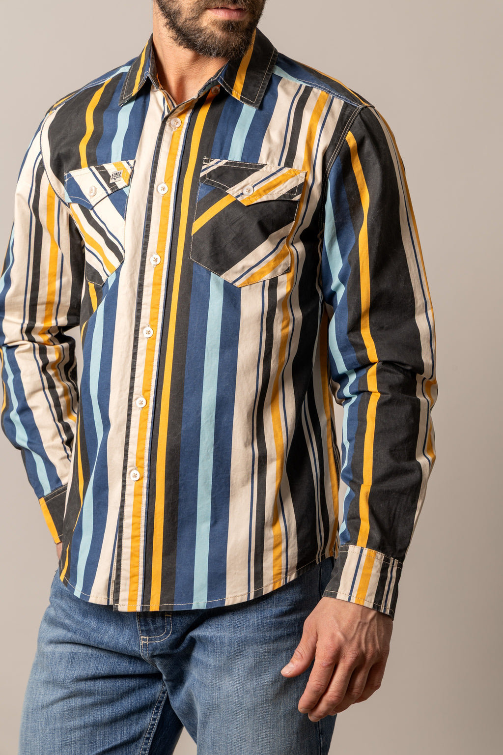 The Clancy Men's Button Up Shirt by Kimes Ranch