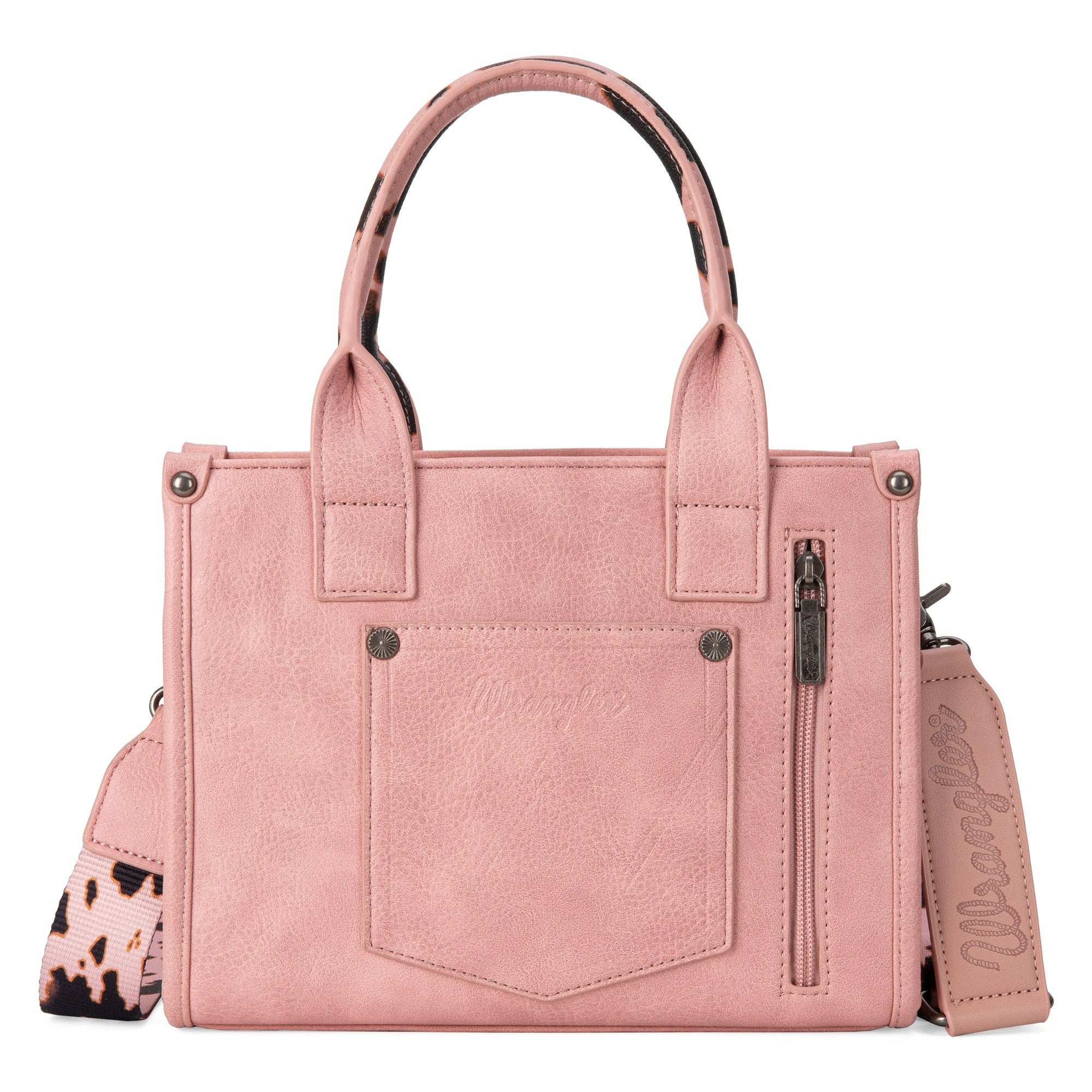 The Dairy Delight Wrangler Mini Tote Purse in Pink