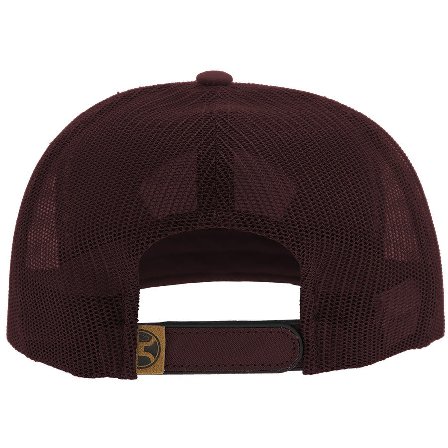 The Punchy Hat by Hooey Maroon/Maroon Mesh