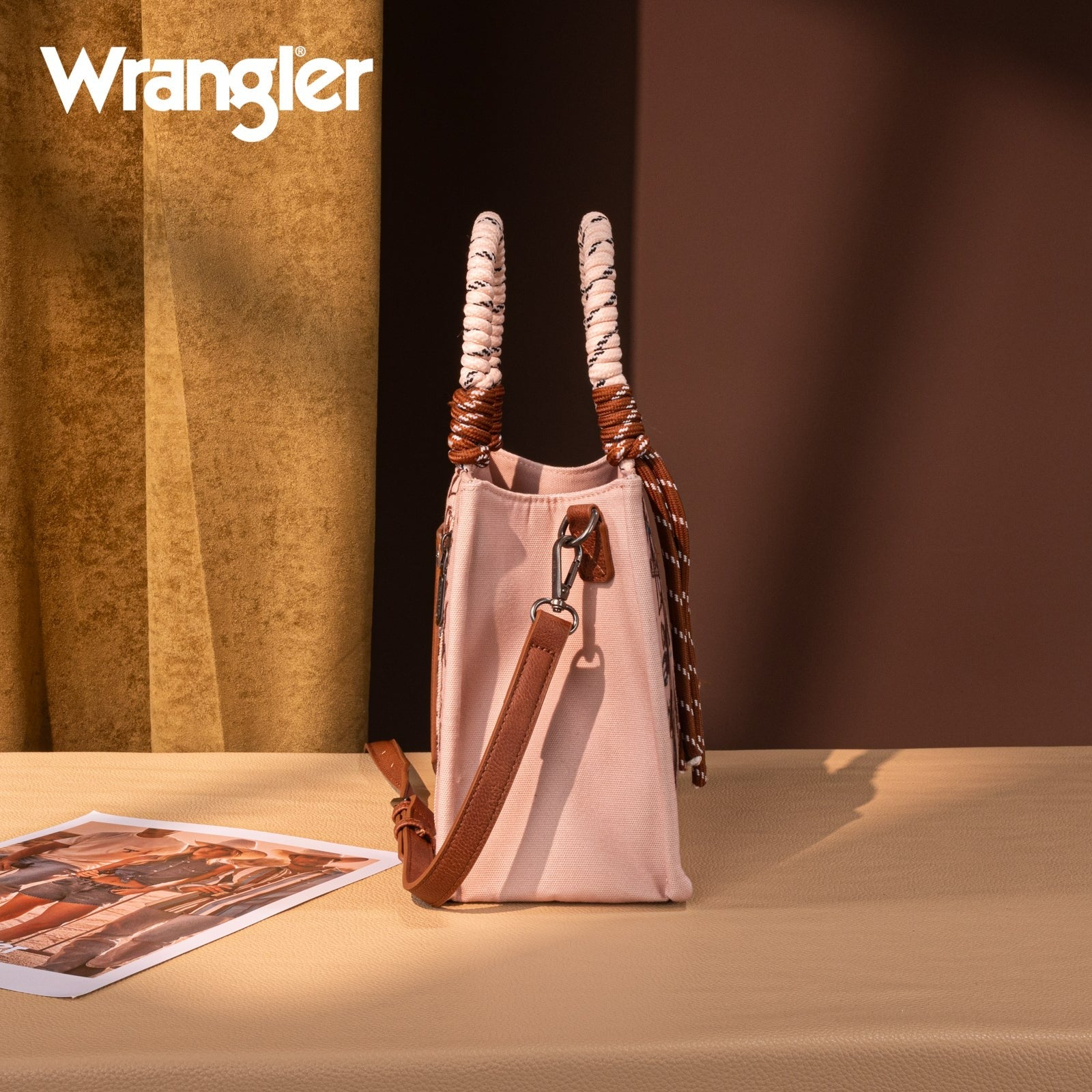 The Coconut Cowboy Wrangler Mini Rope Tote Purse in Pink