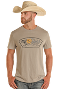 Texas Tee by Rock & Roll Denim in Gunsmoke Grey
