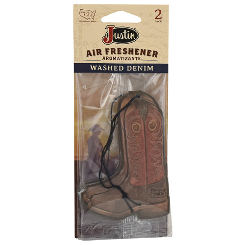 Boot Scootin' Boogie Air Freshener by Justin 2-Pack