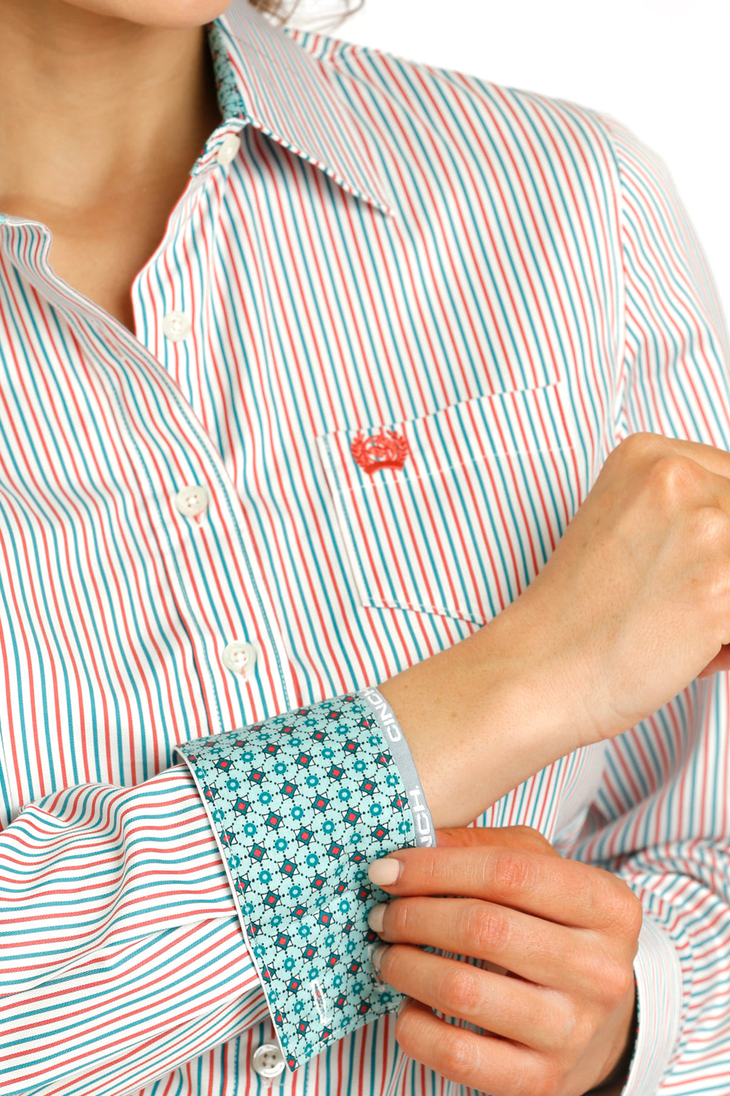 The Chancey Lee Ladies Cinch Button Up Shirt