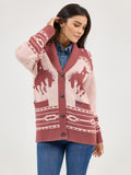The Strawberry Milk Caballada Cardigan by Wrangler