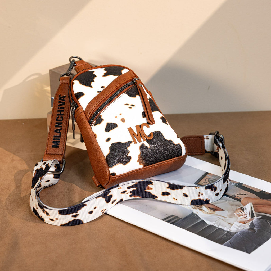 The Dairy Delight Slingbag by Milan Chiva - Brown