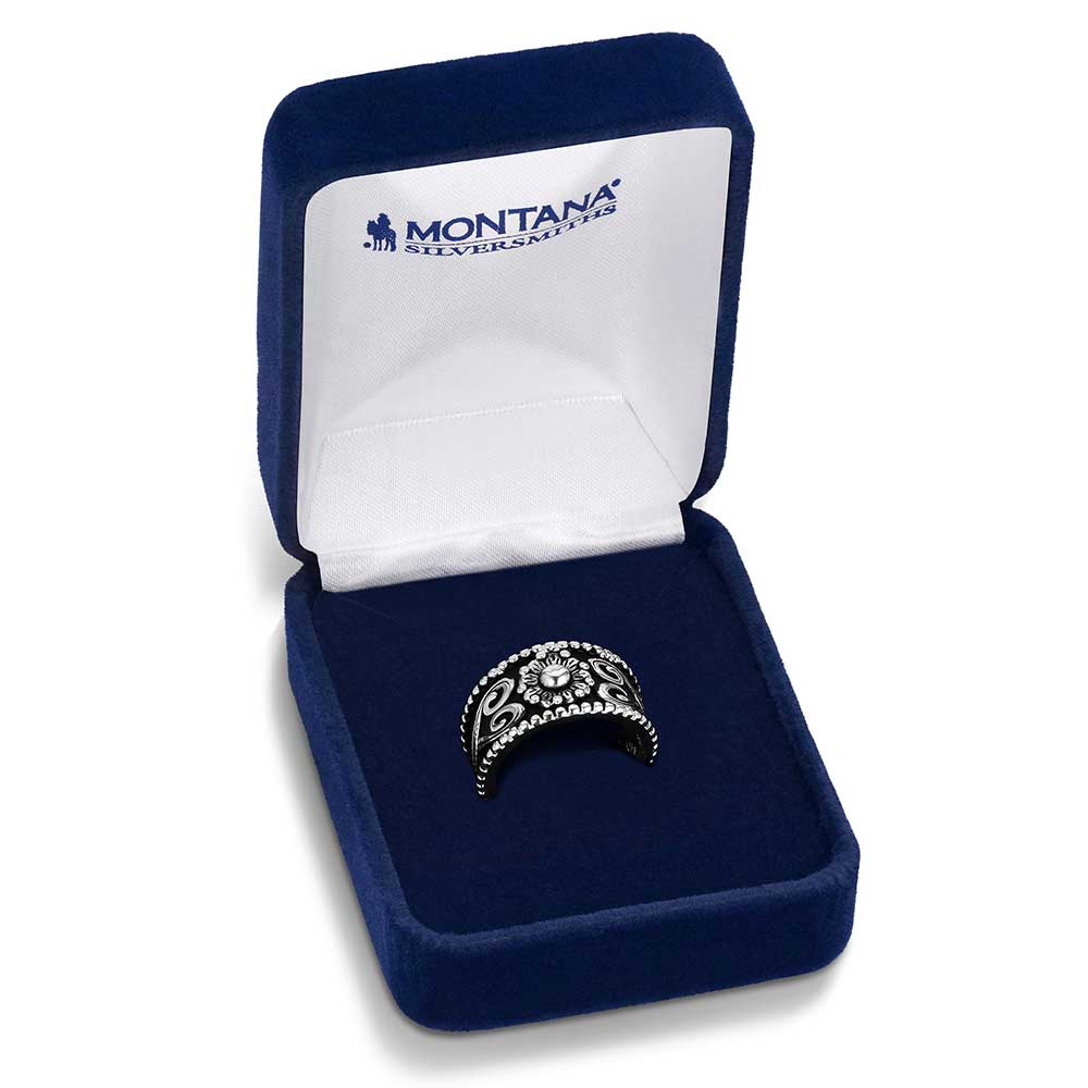Blooming Scroll Ring by Montana Silversmiths