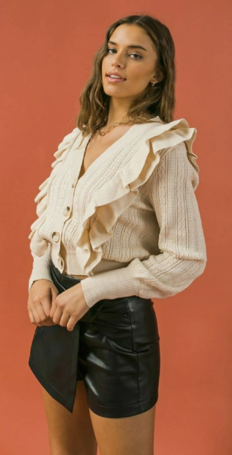 Honey Crueller Cardigan by Flying Tomatoe