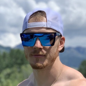 Kerosene Sunglasses in Surf Rider Blue By American Bonfire