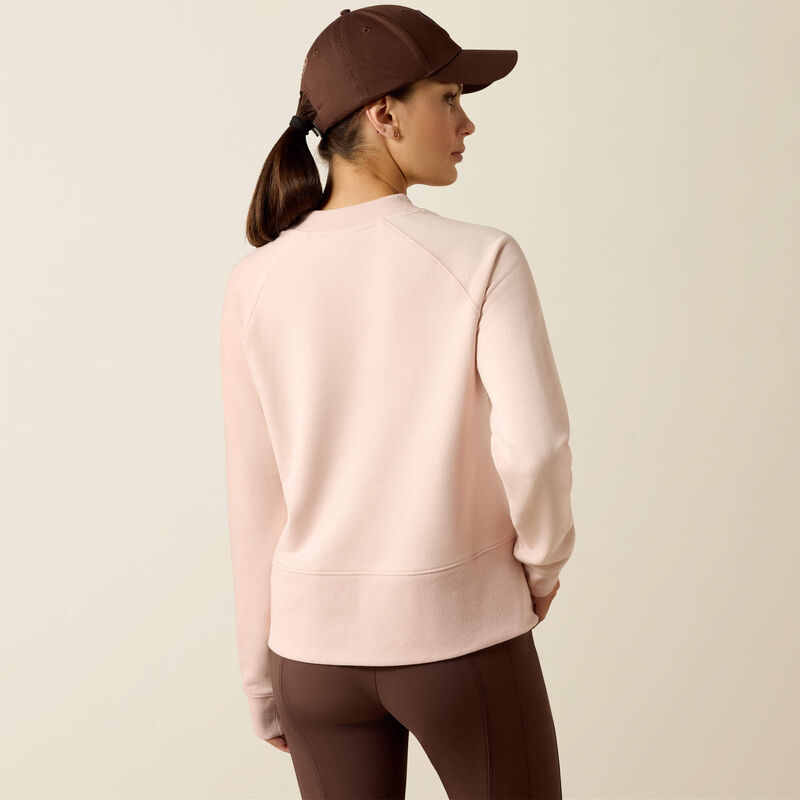 The Martine Women's Fancy Sweatshirt by Ariat in Sepia Rose