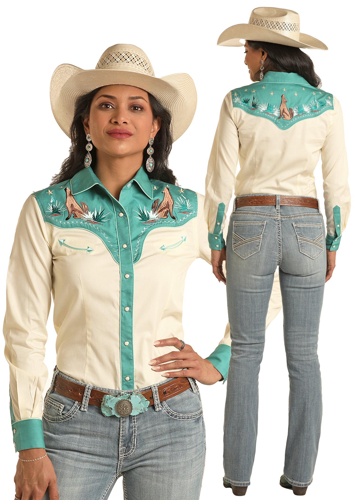 Starbright Coyote Retro Snap Shirt