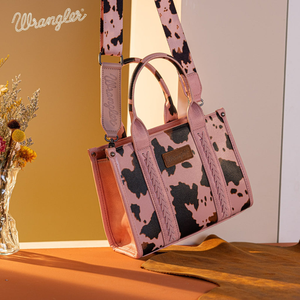The Dairy Delight Wrangler Mini Tote Purse in Pink