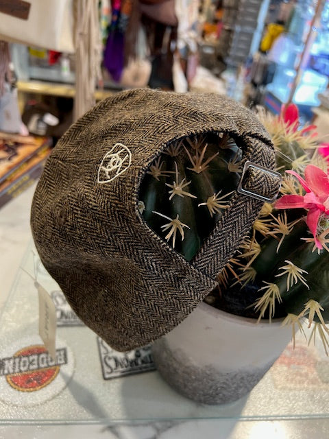 The Brandy Horse Girl Hat - Brown Tweed
