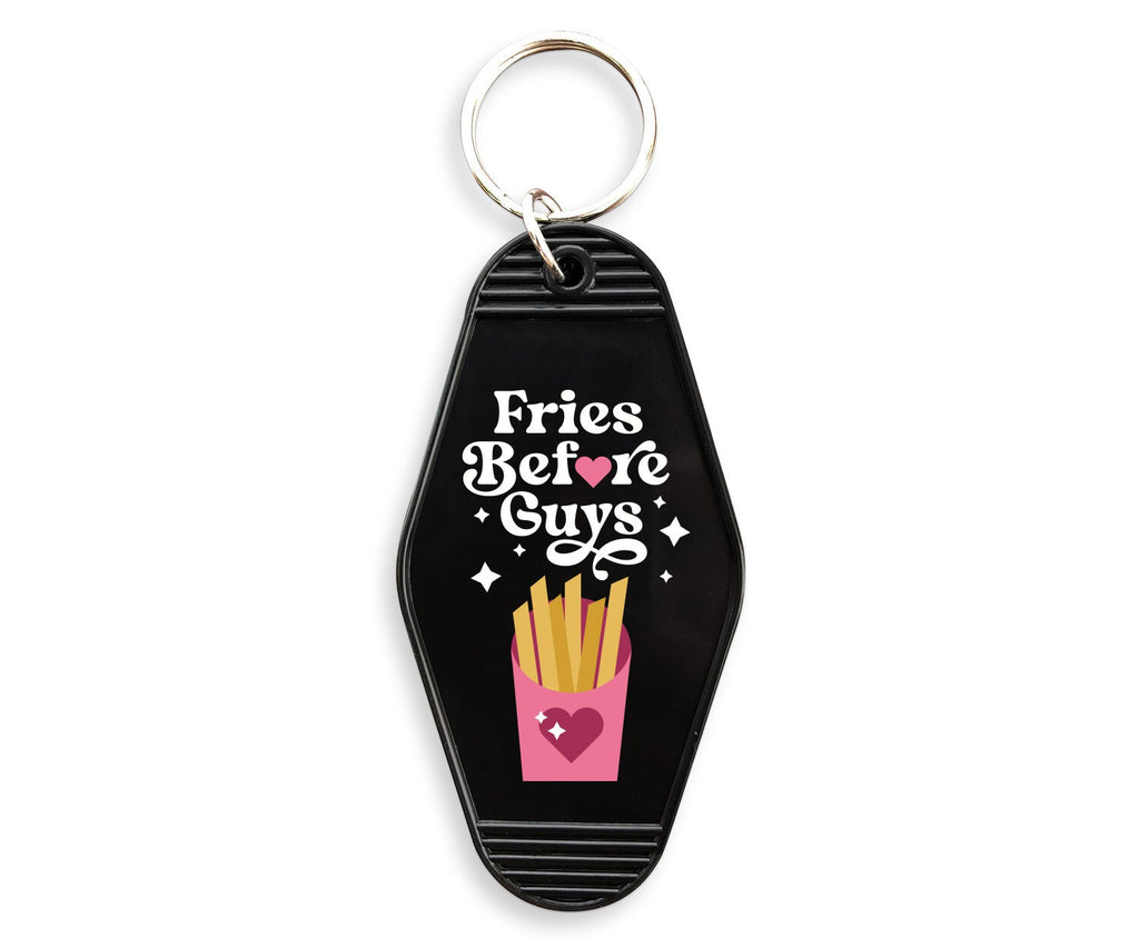 Fries Before Guys Keychain - 2 Colours